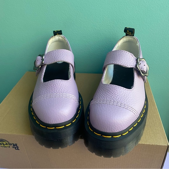 DR MARTENS • lilac addina flower platform - Picture 3 of 7